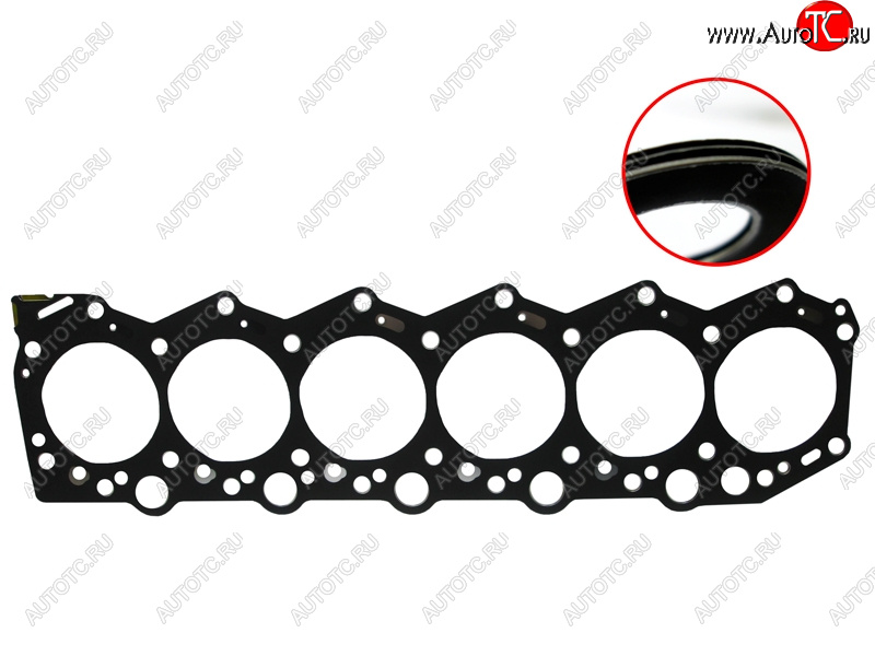 11 249 р. Прокладка головки блока 1HDFTE (T=1,00) LAND CRUISER J7#J8#J10# 98- TOYOTA 11115-17031-01  с доставкой в г. Воронеж