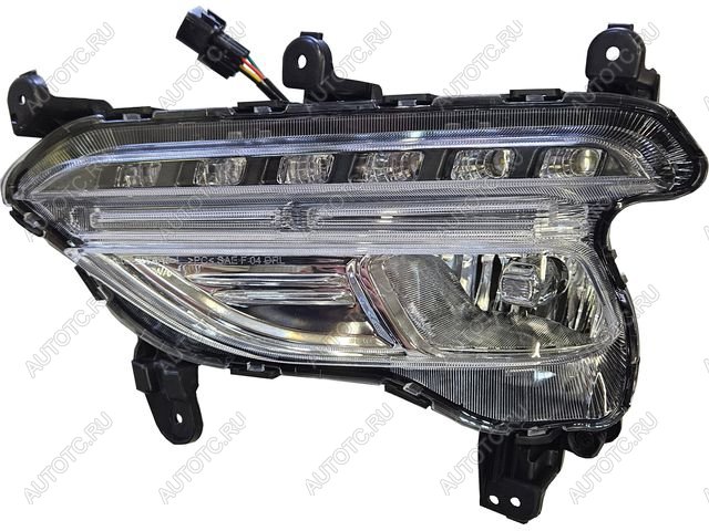 10 499 р. Противотуманная фара левая BodyParts  Hyundai Santa Fe  DM (2012-2019) дорестайлинг, рестайлинг  с доставкой в г. Воронеж