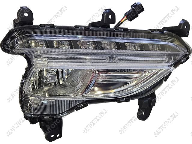 8 499 р. Правая противотуманная фара (ДХО) BODYPARTS  Hyundai Santa Fe  DM (2015-2019) рестайлинг  с доставкой в г. Воронеж
