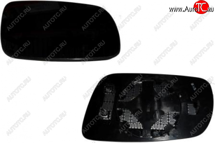 799 р. OCTAVIA 96- {FABIA 98-05SHARAN 98-} СТЕКЛО ЗЕРКАЛА ПРАВ С ПОДОГРЕВ (convex) БОЛЬШ (Тайвань) BodyParts sdoct96-460-r  с доставкой в г. Воронеж