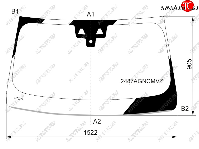 10 799 р. Стекло лобовое (Две камеры Датчик дождя Молдинг) BMW X3 17- FUYAO 2487AGNCMVZ  с доставкой в г. Воронеж