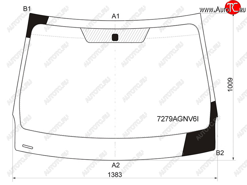 7 449 р. Стекло лобовое Renault Fluence 09-17  Megane 08-16 FUYAO 7279AGNV6I  с доставкой в г. Воронеж