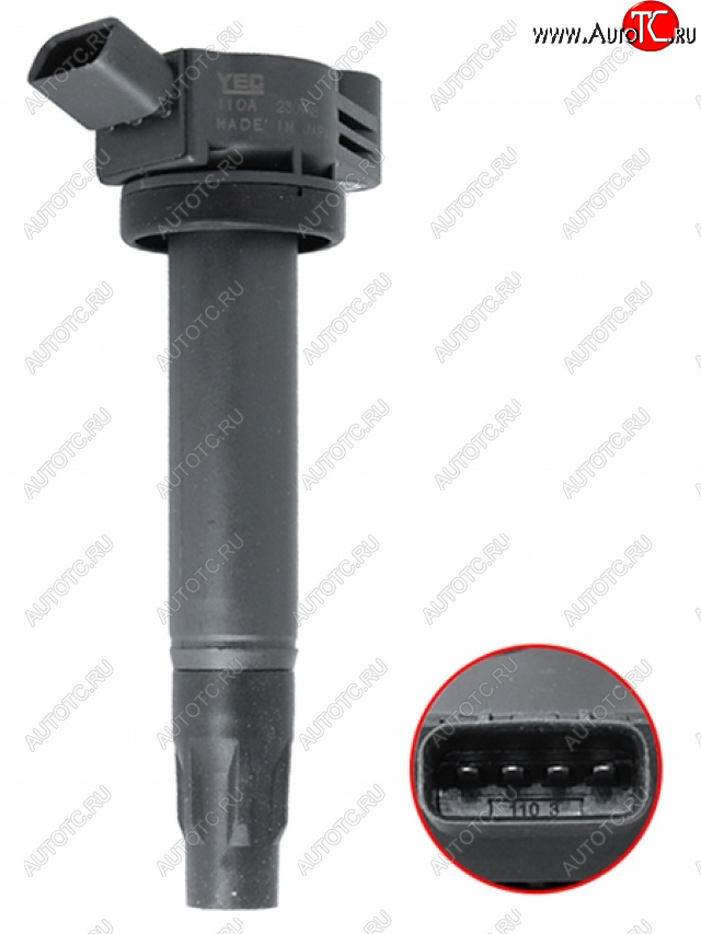3 399 р. Катушка зажигания TOYOTA KLUGERHIGLANDER MCU2#RX300330350 MCU3# 03- 3MZ-FE YEC IGC110A  с доставкой в г. Воронеж