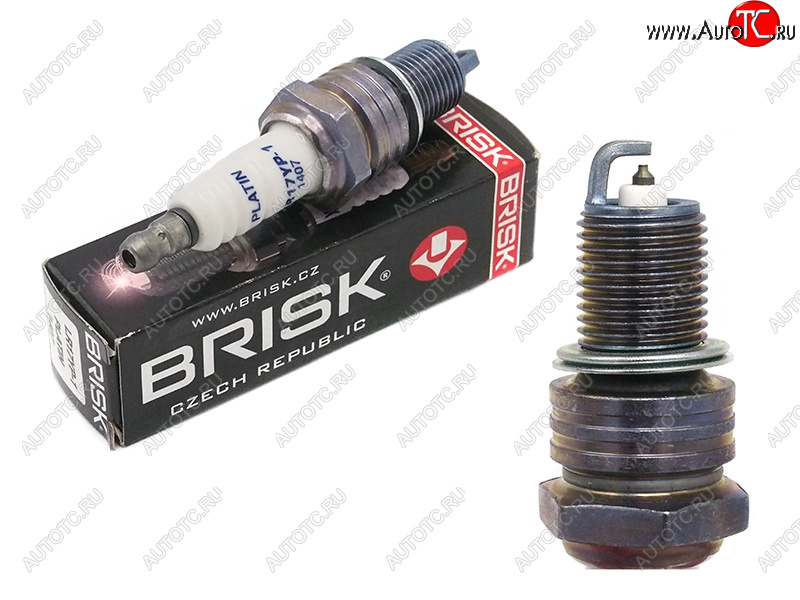 529 р. Свеча зажигания TOYOTA LITEACEDYNA 88- 2Y3Y4Y1RZ5MGEU4KE BRISK LR17YP-1  с доставкой в г. Воронеж