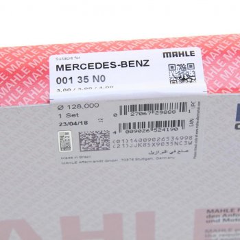 4 899 р. Кольца поршневые КАМАЗ-5490 MERCEDES дв.OM457,458,460 d=128.00 (на 1 поршень) MAHLE MAHLE 00135n0  с доставкой в г. Воронеж. Увеличить фотографию 4