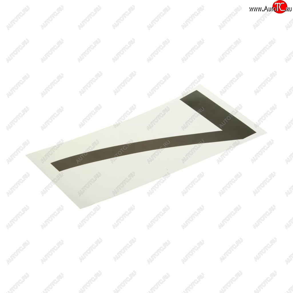 58 р. Наклейка-знак виниловая на дублирующие номера 7 33х17см AUTOSTICKERS AUTOSTICKERS 007045  с доставкой в г. Воронеж
