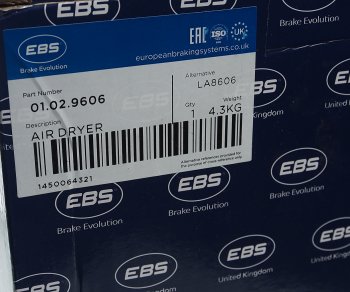 15 099 р. Осушитель воздуха IVECO EuroStar дв.CURSOR (10.5-13Bar,с регул.,с нагрев.) EBS EBS 01029606  с доставкой в г. Воронеж. Увеличить фотографию 6