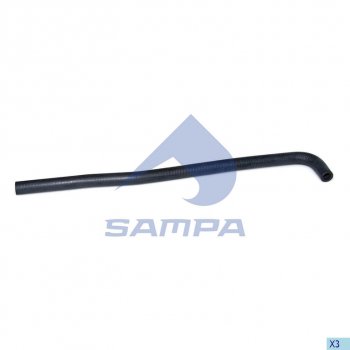479 р. Шланг КАМАЗ-5490 MERCEDES радиатора SAMPA SAMPA 010.319  с доставкой в г. Воронеж. Увеличить фотографию 1