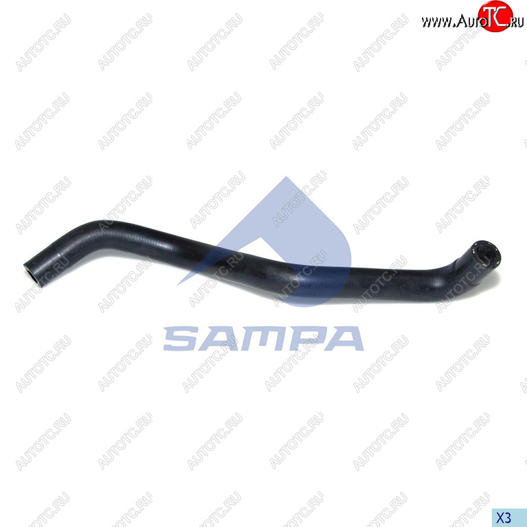 489 р. Шланг КАМАЗ-5490 MERCEDES Atego радиатора отопителя SAMPA SAMPA 010.335  с доставкой в г. Воронеж