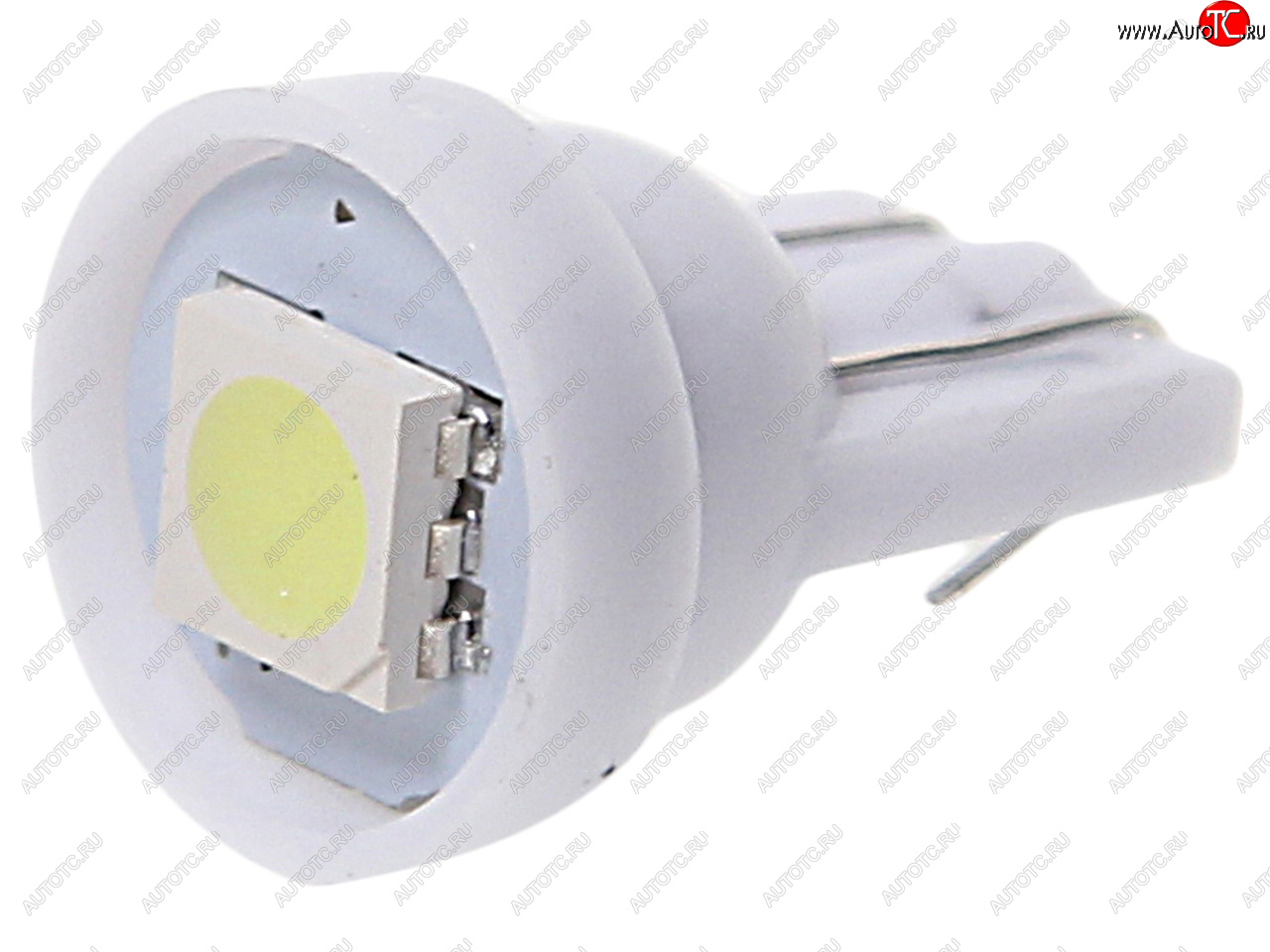 14 р. Лампа светодиодная 12V W5W T10 W2.1x9.5d 1 SMD 5050 White MEGA ELECTRIC MEGA ELECTRIC 010411w  с доставкой в г. Воронеж