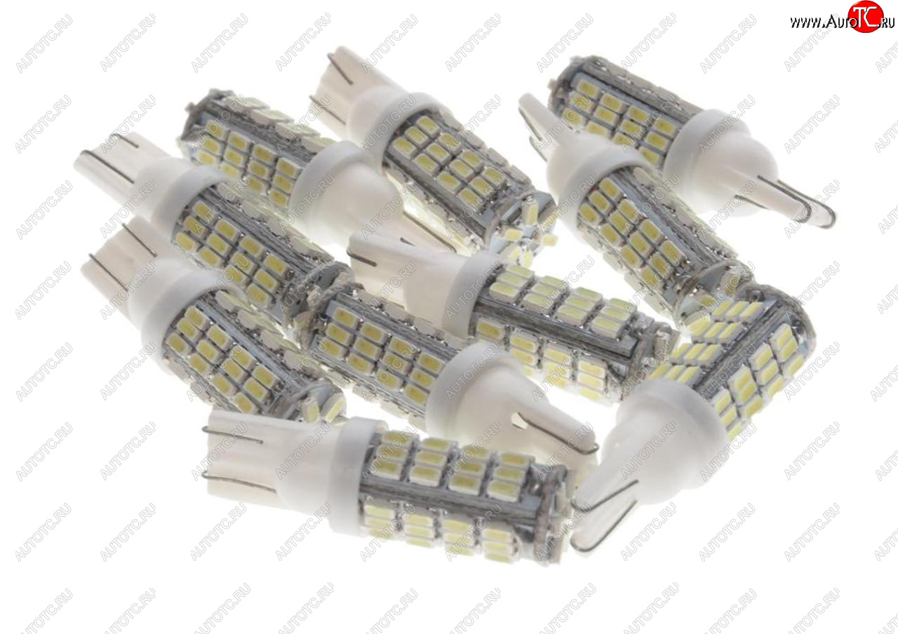 75 р. Лампа светодиодная 12V W5W T10 W2.1x9.5d 6000K 54 SMD 3258 White MEGA ELECTRIC MEGA ELECTRIC 010854w  с доставкой в г. Воронеж