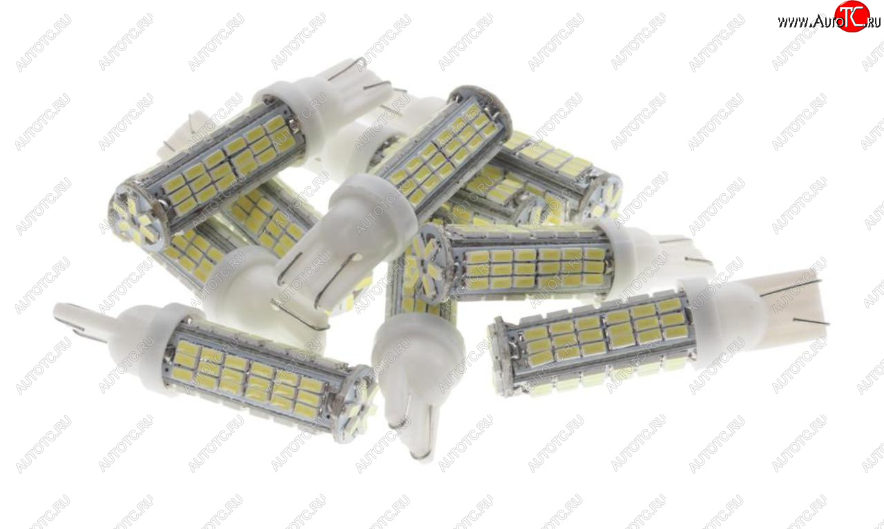 76 р. Лампа светодиодная 12V W5W T10 W2.1x9.5d 6000K 78 SMD 3258 White MEGA ELECTRIC MEGA ELECTRIC 010878w  с доставкой в г. Воронеж