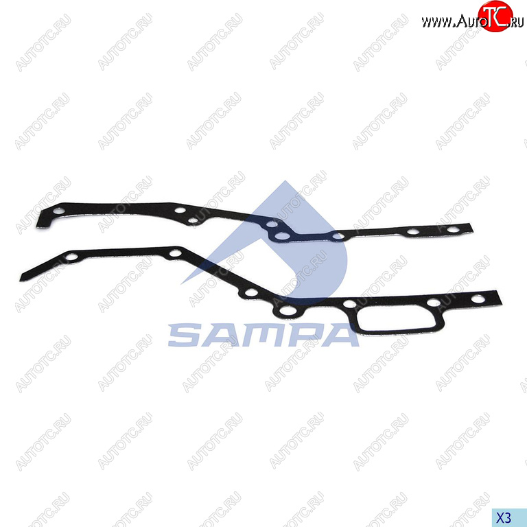 389 р. Прокладка MERCEDES дв.OM501,502,A,LA крышки двигателя задней SAMPA SAMPA 010.879  с доставкой в г. Воронеж