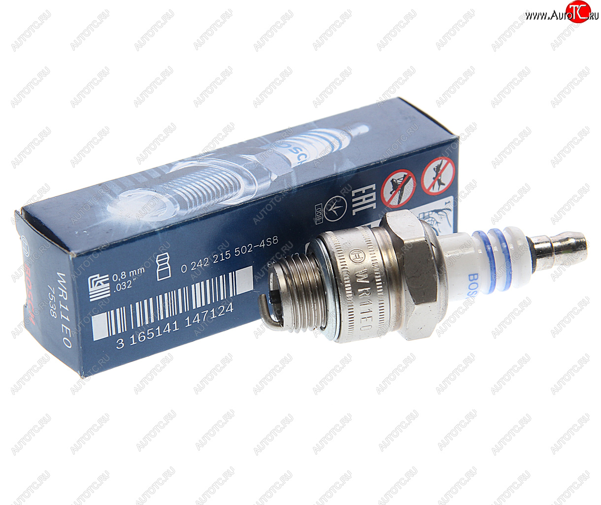 277 р. Свеча зажигания WR11E0 BOSCH BOSCH 0242215502  с доставкой в г. Воронеж