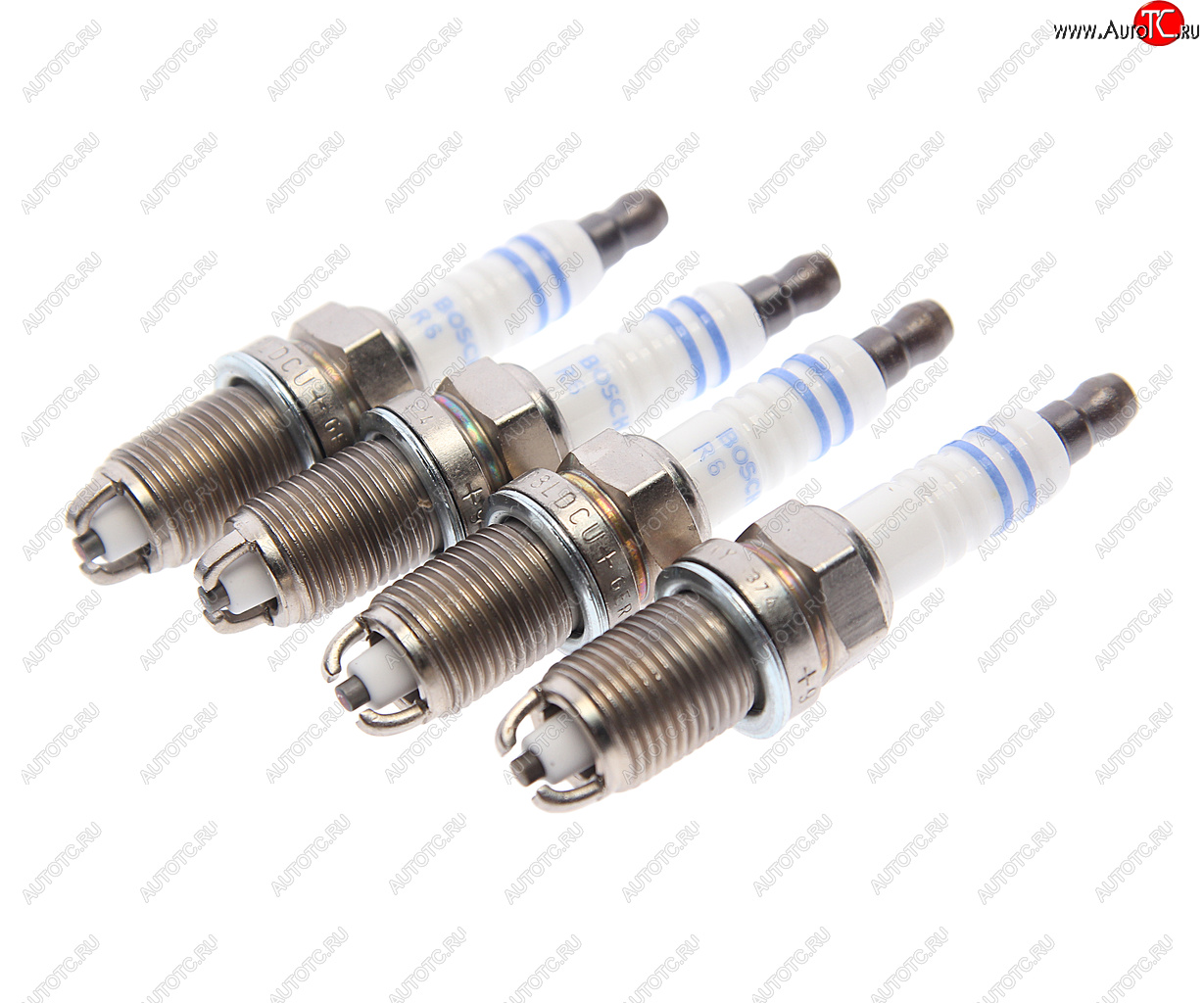 1 359 р. Свеча зажигания FLR8LDСU+ 1.0 (4шт.) BOSCH BOSCH 0242229878  с доставкой в г. Воронеж