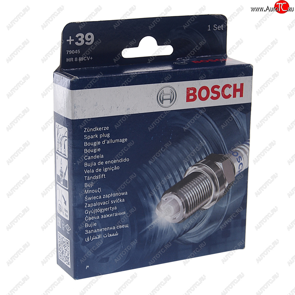 1 459 р. Свеча зажигания комплект (4шт.) BOSCH BOSCH 0242229902 BOSCH 0242229902  с доставкой в г. Воронеж