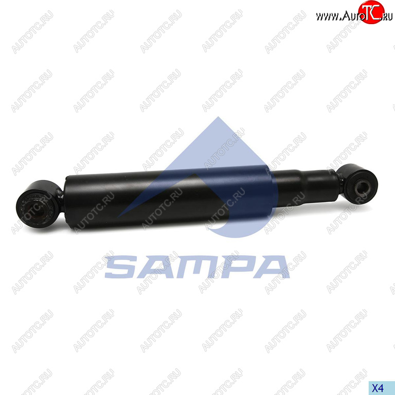 3 299 р. Амортизатор MAN TGS передний (409658 70x61 20x55 16x50 OO) SAMPA SAMPA 024.244-01  с доставкой в г. Воронеж