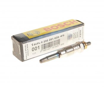 1 039 р. Свеча накаливания BOSCH BOSCH 0250201039  с доставкой в г. Воронеж. Увеличить фотографию 1