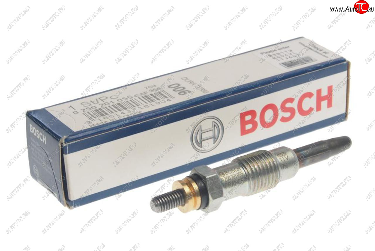 1 239 р. Свеча накаливания MERCEDES Vito (96-03) BOSCH BOSCH 0250201055  с доставкой в г. Воронеж