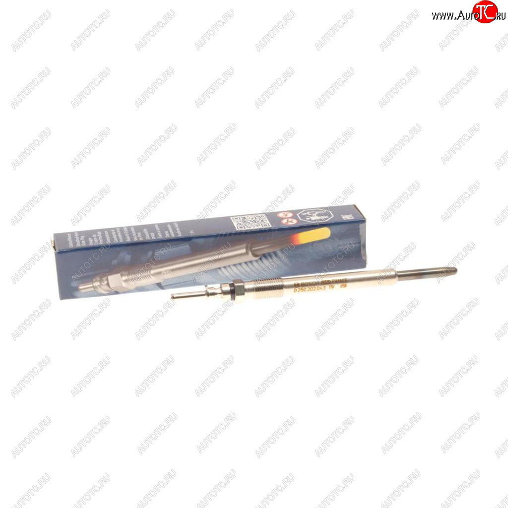 1 249 р. Свеча накаливания OPEL Astra,Vectra,Zafira (02-) BOSCH BOSCH 0250202043  с доставкой в г. Воронеж
