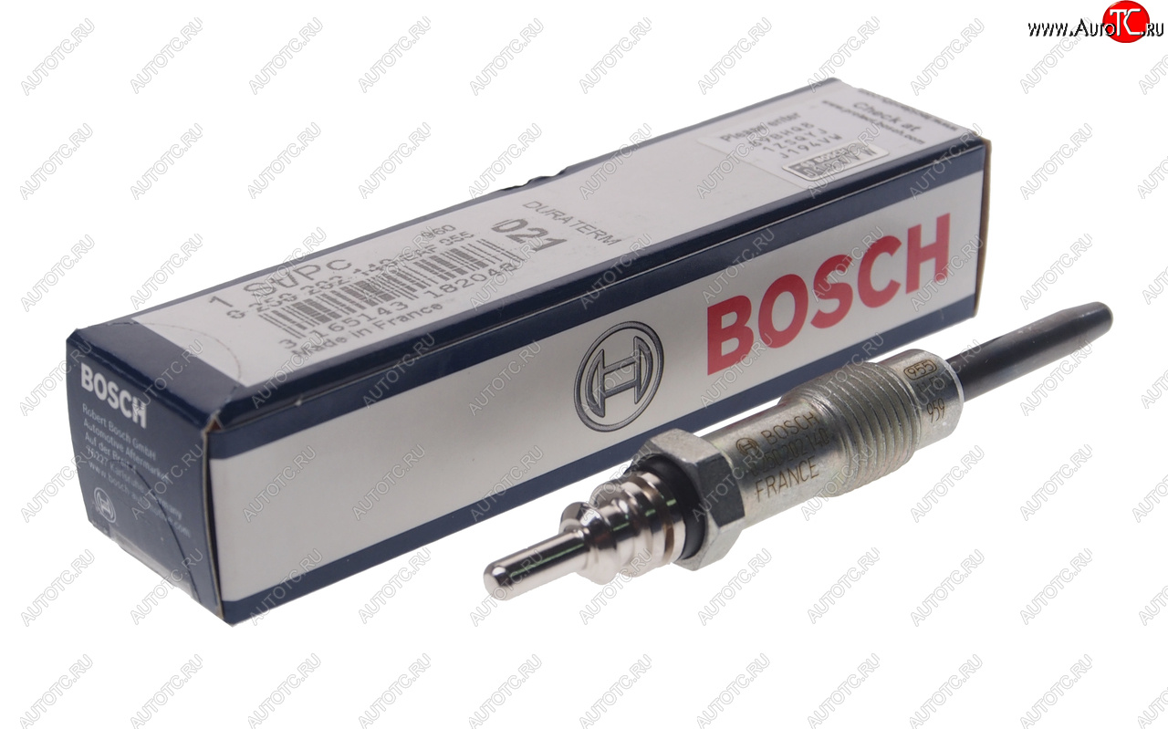 1 739 р. Свеча накаливания BOSCH BOSCH 0250202140  с доставкой в г. Воронеж