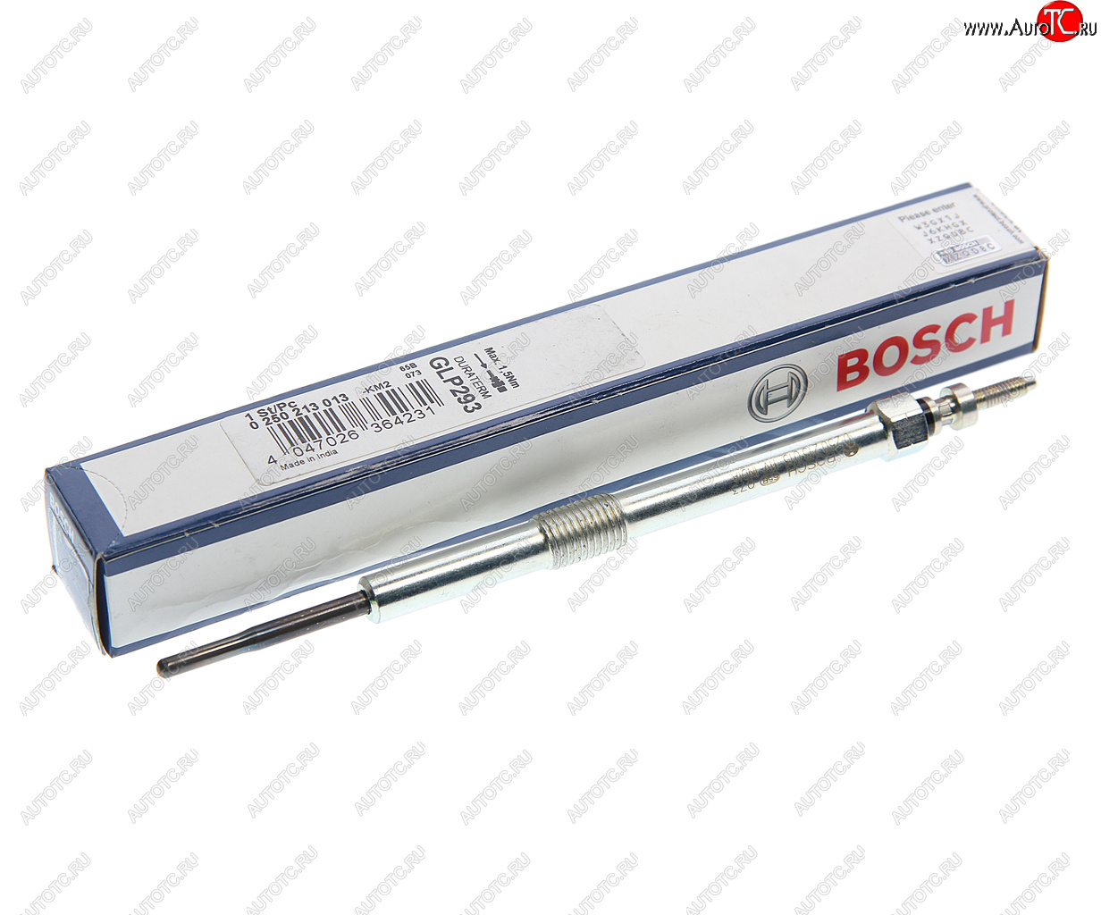 1 289 р. Свеча накаливания TOYOTA Auris (06-08) BOSCH BOSCH 0250213013 BOSCH 0250213013  с доставкой в г. Воронеж