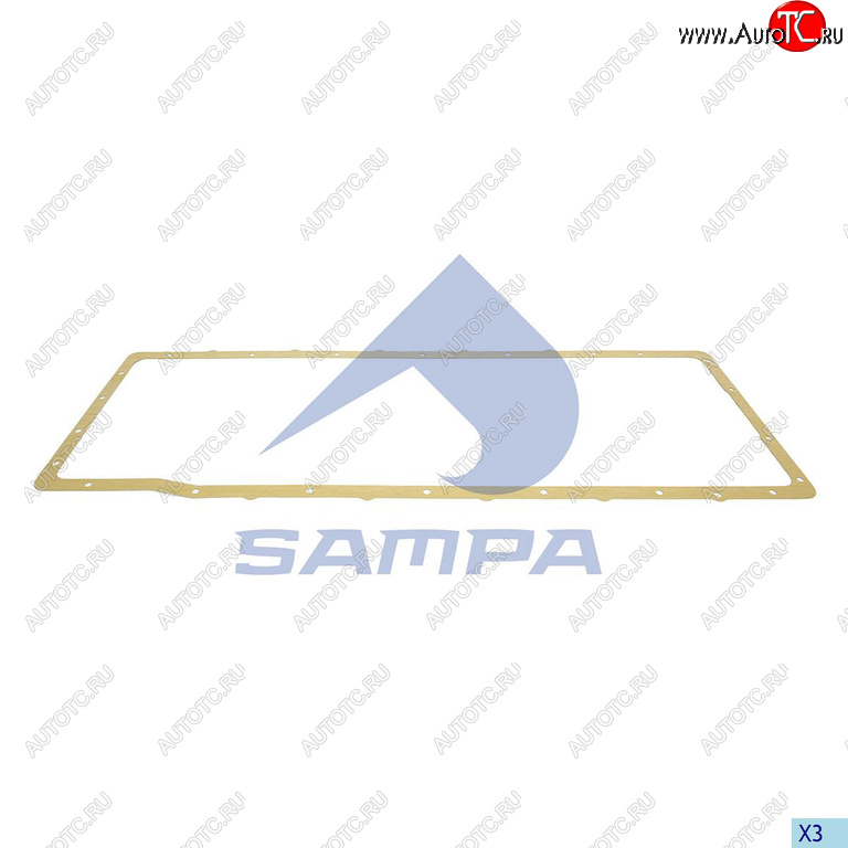 1 539 р. Прокладка MAN TGA,TGX,TGS дв.D2066 картера масляного SAMPA SAMPA 025.027  с доставкой в г. Воронеж
