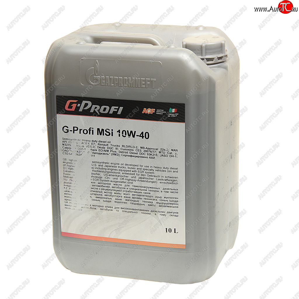 4 299 р. Масло дизельное G-PROFI MSI CI-4E5 10W40 псинт.10л G-ENERGY GAZPROMNEFT 0253142020  с доставкой в г. Воронеж