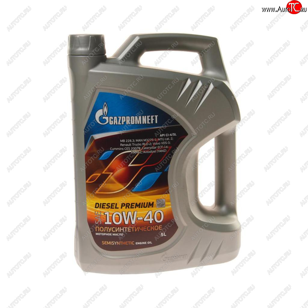 2 179 р. Масло дизельное DIESEL PREMIUM CI-4SLE7E5 10W40 псинт.5л GAZPROMNEFT GAZPROMNEFT 0253142105  с доставкой в г. Воронеж
