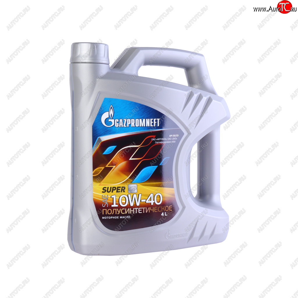 1 239 р. Масло моторное SUPER SGCD 10W40 псинт.4л GAZPROMNEFT GAZPROMNEFT 0253142142  с доставкой в г. Воронеж