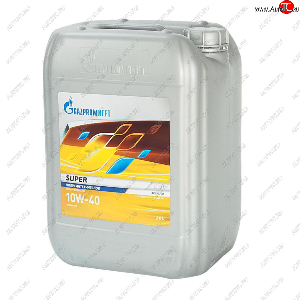 6 399 р. Масло моторное SUPER SGCD 10W40 псинт.20л GAZPROMNEFT GAZPROMNEFT 0253142144  с доставкой в г. Воронеж