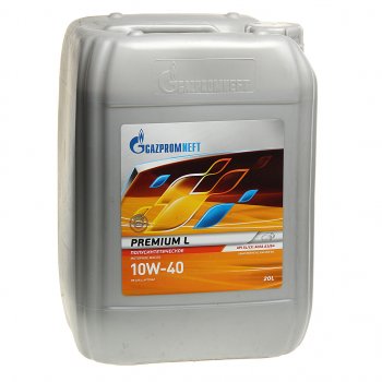 6 699 р. Масло моторное Premium L SLCF 10W40 псинт.20л17.83кг GAZPROMNEFT GAZPROMNEFT 0253142213  с доставкой в г. Воронеж. Увеличить фотографию 1