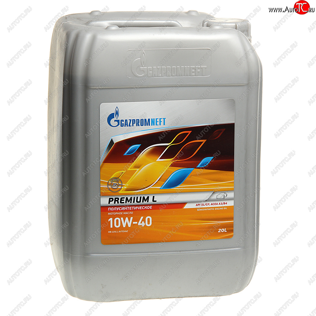 6 699 р. Масло моторное Premium L SLCF 10W40 псинт.20л17.83кг GAZPROMNEFT GAZPROMNEFT 0253142213  с доставкой в г. Воронеж