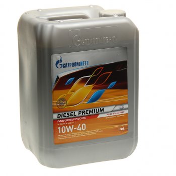 4 199 р. Масло дизельное DIESEL PREMIUM CI-4SLE7E5 10W40 псинт.10л9.23кг GAZPROMNEFT GAZPROMNEFT 0253142307  с доставкой в г. Воронеж. Увеличить фотографию 1