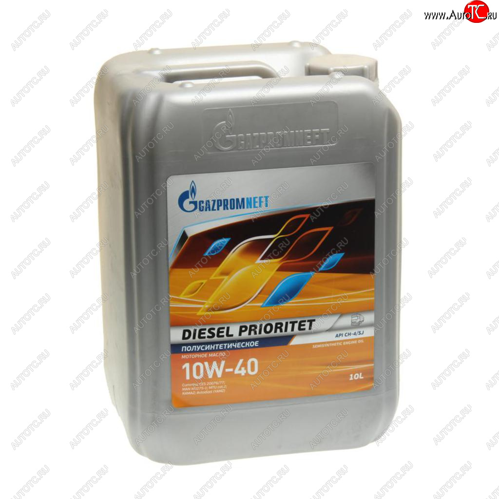 4 089 р. Масло дизельное DIESEL PRIORITET CH-4SJ 10W40 псинт.10л9.23кг GAZPROMNEFT GAZPROMNEFT 0253142308  с доставкой в г. Воронеж