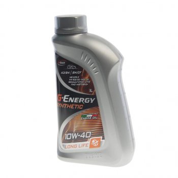 599 р. Масло моторное Synthetic Long Life SNCFA3B4 10W40 синт.1л G-ENERGY GAZPROMNEFT 0253142394  с доставкой в г. Воронеж. Увеличить фотографию 1