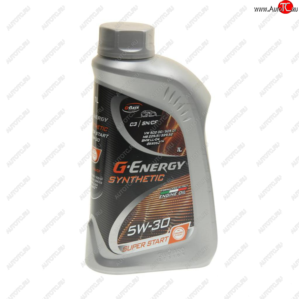679 р. Масло моторное Synthetic Super Start SPC2C3 5W30 синт.1л G-ENERGY GAZPROMNEFT 0253142399  с доставкой в г. Воронеж