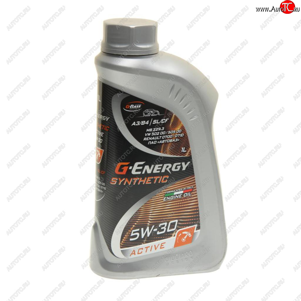 689 р. Масло моторное Synthetic Active SNCFA3B4 5W30 синт.1л G-ENERGY GAZPROMNEFT 0253142404  с доставкой в г. Воронеж