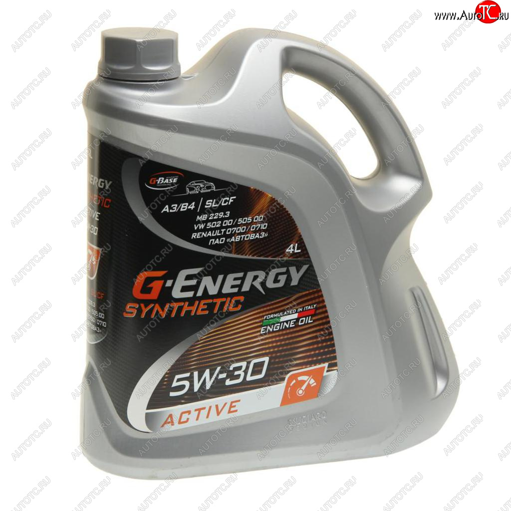 2 499 р. Масло моторное Synthetic Active SNCFA3B4 5W30 синт.4л G-ENERGY GAZPROMNEFT 0253142405  с доставкой в г. Воронеж