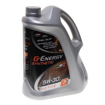 3 089 р. Масло моторное Synthetic Active SNCFA3B4 5W30 синт.5л G-ENERGY GAZPROMNEFT 0253142406  с доставкой в г. Воронеж. Увеличить фотографию 1