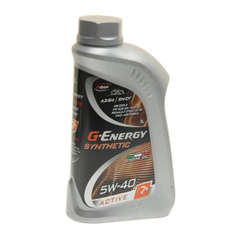 679 р. Масло моторное Synthetic Active SNCFA3B4 5W40 синт.1л G-ENERGY GAZPROMNEFT 0253142409  с доставкой в г. Воронеж. Увеличить фотографию 1