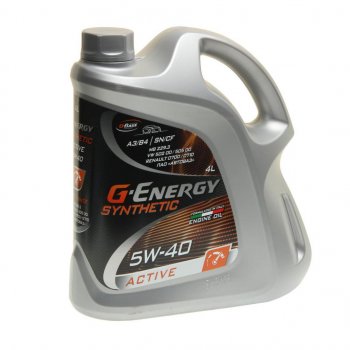 2 359 р. Масло моторное Synthetic Active SNCFA3B4 5W40 синт.4л G-ENERGY GAZPROMNEFT 0253142410  с доставкой в г. Воронеж. Увеличить фотографию 1