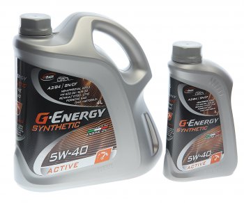 2 399 р. Масло моторное Synthetic Active SNCFA3B4 5W40 синт.4+1л G-ENERGY GAZPROMNEFT 0253142410a  с доставкой в г. Воронеж. Увеличить фотографию 1