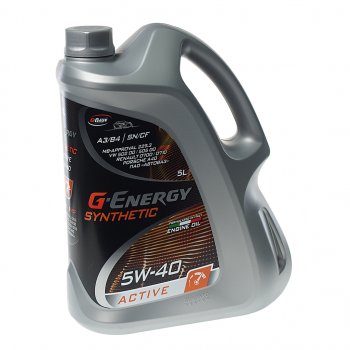 2 899 р. Масло моторное Synthetic Active SNCFA3B4 5W40 синт.5л G-ENERGY GAZPROMNEFT 0253142411  с доставкой в г. Воронеж. Увеличить фотографию 1