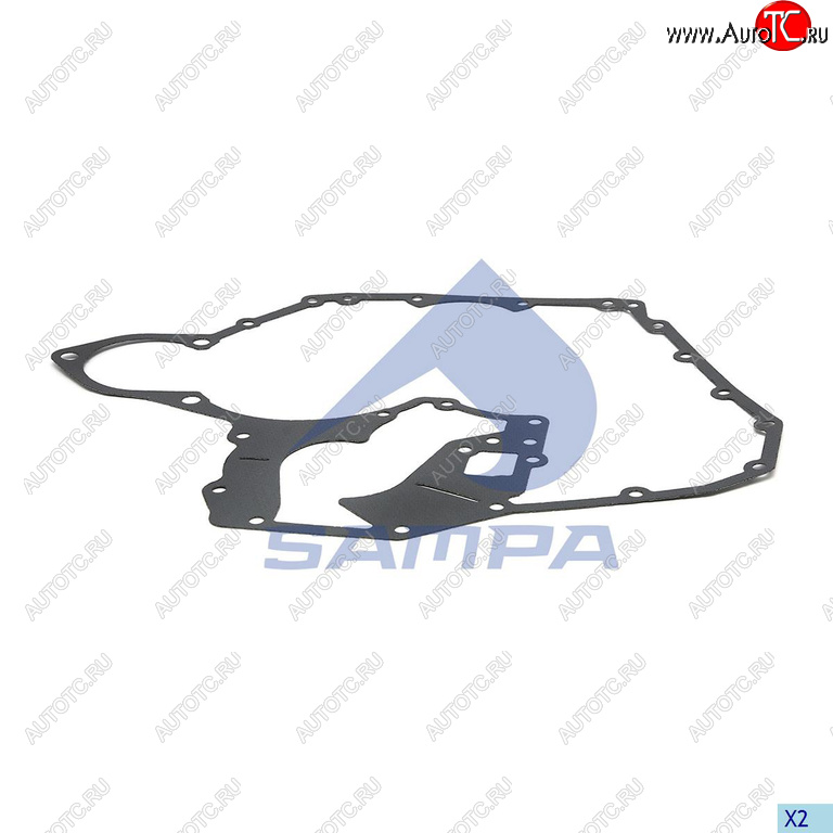 849 р. Прокладка MAN L2000,TGL,TGM дв.D0834,0836 крышки двигателя передней SAMPA SAMPA 025.458  с доставкой в г. Воронеж