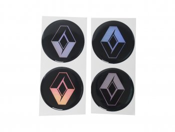 260 р. Эмблема диска колесного RENAULT (6см) комплект 4шт. AUTOSTICKERS 02566021980  с доставкой в г. Воронеж. Увеличить фотографию 1