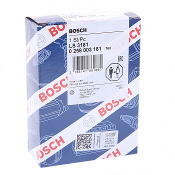 6 899 р. Датчик кислорода VW Golf (2 провод) BOSCH BOSCH 0258003181  с доставкой в г. Воронеж. Увеличить фотографию 3