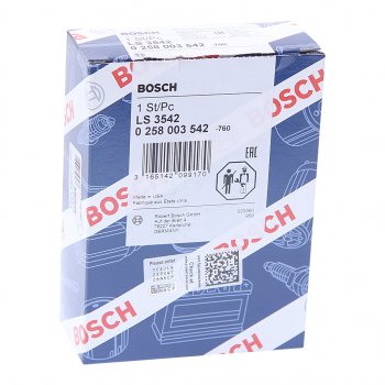 7 299 р. Датчик кислорода HONDA CR-V BOSCH BOSCH 0258003542  с доставкой в г. Воронеж. Увеличить фотографию 2