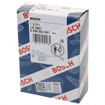 7 749 р. Датчик кислорода BMW 3 (E46),7 (E38) после катализатора BOSCH BOSCH 0258003561  с доставкой в г. Воронеж. Увеличить фотографию 2
