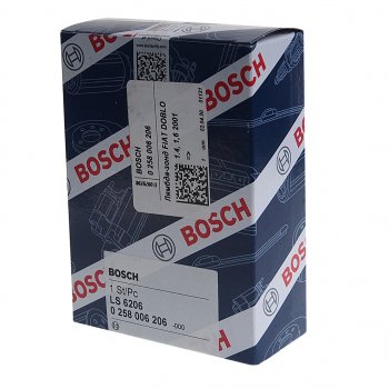 4 499 р. Датчик кислорода ALFA ROMEO 147 (01-) IVECO BOSCH BOSCH 0258006206  с доставкой в г. Воронеж. Увеличить фотографию 2